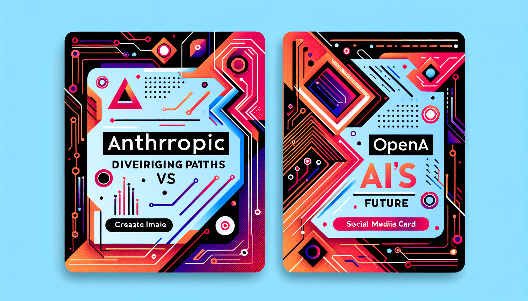 Anthropic vs OpenAI: Diverging Paths in AI's Future